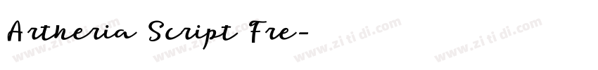 Artheria Script Fre字体转换